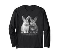 Adorabili Conigli Gemelli Coniglietti Amici Maglia a Manica