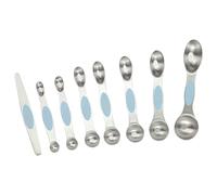 Adorabili cucchiai dosatori magnetici, set da 8 misurini per caffè, cucchiaini dosatori da caffè, cucchiaini da caffè in acciaio inox, cucchiaino a doppia faccia, comodo strumento di misurazione