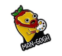 Adorabili gatti ispirati a tema frutta spille anguria banana mango fragola disegni robusti distintivi in metallo per abbigliamento casual spille colorate cartoni animati, Misura unica, come descritto