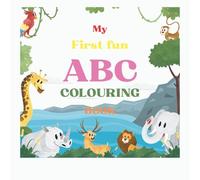 Adorable and Cute Animal Colouring Book for Kids: Education Colouring pages with and Alphabets for preschool and Kindergarten Children Ages 3-7