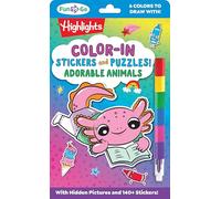 Adorable Animal Hidden Pictures Sticker Puzzles