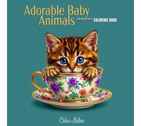 Adorable Baby Animals: A Grayscale Coloring Book: 25 Realistic Greyscale Portraits for Adults: A Shaded Coloring Experience for Stress Relief and Mindful Relaxation.