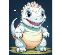 Adorable Baby Dinosaur Notebook - 8.5x11 Wide Ruled for Kids, 100 Pages of Fun for School and Creativity"