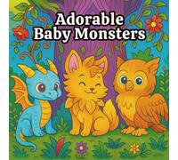 Adorable Baby Monsters Coloring Book: A Fun and Relaxing Coloring Book with Cute and Whimsical Baby Monsters for Kids and Adults