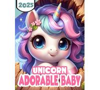 Adorable Baby Unicorn": " Coloring Book For Kids With 50 Cute Baby Unicorn Designs | Perfect Gifts | Unleash For Creativity | Stress Relief and Relaxation"
