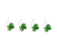 Adorable Badge Animals Rhinestone Cloak Clothes Butterflies Pin Pearl Brooch Copper Green