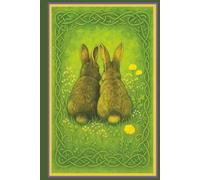 Adorable Bunny Journal - Bunny Butts Edition - 6″ × 9″ (120 Decorated Lined Pages): Cute Rabbit Themed Writing Notebook has a Meadow on the Back Cover ... Diary, Journaling, Or for A Special Gift!