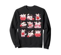 Adorable Bunny with Hearts And Yarn Felpa