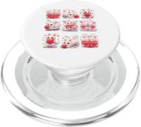 Adorable Bunny with Hearts and Yarn PopSockets PopGrip per MagSafe