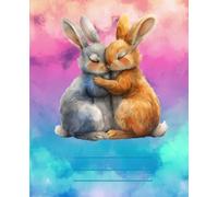 ADORABLE BUNNYS Composition Notebook wider ruled: Adorable rabbits journal for Girls & Boys, for Teenagers and adults, for school, for journaling, 110 ... of 7.5 x 9..25 inch, soft touch finish