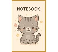 Adorable Cat Grid Notebook: 6″×9″ Graph Paper Journal, 100 Pages
