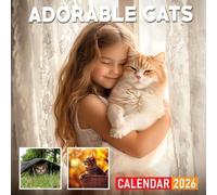 Adorable Cats Calendar 2026: Cute and Charming Feline Moments Captured Monthly