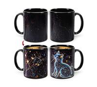 Adorable Cats Magic Tazza che cambia colore, 350 ml, tazza in ceramica attivata dal calore, con 5 diversi disegni nascosti di gattini, perfetta per gli amanti dei gatti