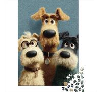Adorable Dog Trio Puzzle Impossibili 1000 Pezzi Decorazione Per La Casa. Giochi Rilassamento E Intelligence Per Adulti E Bambini Da 12 Anni 70x50cm/1000pcs