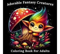Adorable Fantasy Creatures Coloring Book For Adults: Adorable Creatures to color for adults
