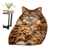 Adorable Feline Nap Sack - Soft Sleeping Bag for Playroom Apartment Relaxation | Fabric Velvet Blend with Plush Lining, Envelope Style Fit, Machine Wash Friendly, 69x31 Inches, Birthday Housewarm