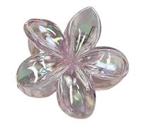 Adorable Hair Clip, Electroplate Tropical Flower Hairpin, Claw Clips for Thick and Thin Hair, Women and Girls Hair Accessories, Electroplate Hairpin, Floreal Hair Claw Clip