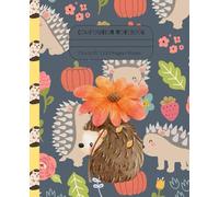 Adorable HedgeHog Composition Notebook: 7.5 x 9.25” | 110 Pages | Ruled Paper | Great for School Note-Taking or Personal Journal / Diary