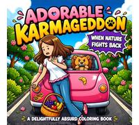 Adorable Karmageddon When Nature Fights Back: A Delightfully Absurd Funny Coloring Book for Adults and Teens with Cute, Bold and Easy Scenes for Fans of Dark Humor and Cute Kawaii Horror