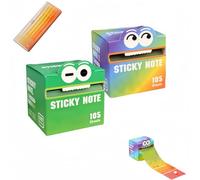 Adorable Monster Sticky Notes,105-Page Pad With Pastel Animal Designs - Fun Cartoon Memo Pads For School,Teacher Gifts & Student Supplies | Cute To-Do List Notepaper (2pcs-C)