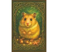 Adorable Pet Hamster Journal - Teddy Bear Edition 6" x 9" (150 Lined Pages): Celtic Writing Notebook for Journaling, Poetry, Oracle or Tarot Deck Reflections, Manifestation Gratitude or Dream Diary!