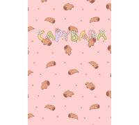Adorable Pink Capybara Notebook: Perfect for Animal Lovers & Fans of Capybaras: A Fun, cute Journal with a Pink Capybara Design for Writing, Doodling, and Planning