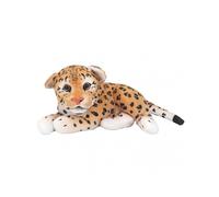 Adorable Plush Leopard Toy - Realistic Jungle Animal with Cozy Lining for Home Decor