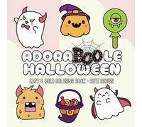 AdoraBOOle Halloween: Easy & Bold Coloring Book • Cute Design