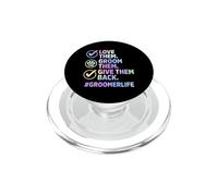 Adorali, toelettali, restituiscili, Dog Groomer Life PopSockets PopGrip per MagSafe