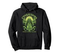 Adorare i Grandi Vecchi - Cthulhu Salva Felpa con Cappuccio