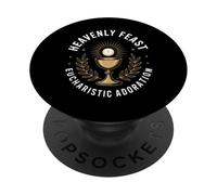 Adorazione Eucaristica Calice Cattolico Prima Comunione PopSockets PopGrip Adesivo