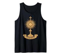 Adorazione Eucaristica Cattolica Ostensorio Santissimo Sacramento Canotta