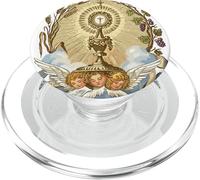 Adorazione eucaristica del Santo Sacramento Vintage Cattolico PopSockets PopGrip per MagSafe