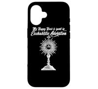 Adorazione Eucaristica Miracoli Ministro Preghiere Happy Hour Custodia per iPhone 16