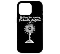 Adorazione Eucaristica Miracoli Ministro Preghiere Happy Hour Custodia per iPhone 16 Pro