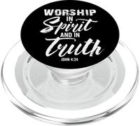 Adorazione in spirito e verità versetto Giovanni 4:24 PopSockets PopGrip per MagSafe