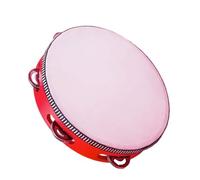 Adorazione Portatile TAMBOURINE - Drum A Mano Del Coro Della Chiesa | TAMBOURINE ADULTO Per La Chiesa | Strumento A Tamburo Manuale | Strumento Musicale A Percussione Educativa, Tamburelli Da 8 Pollic
