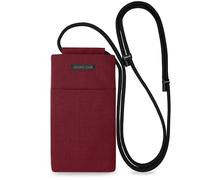 Adore June Borsa Tracolla Move compatibile con 6,7-7,0 Pollice Smartphones (come iPhone 17 Pro Max, iPhone 16 Pro Max, 16 Plus, Galaxy S25 Ultra, Pixel 10 Pro XL), Cinghia Regolabile, Rosso-Bordeaux