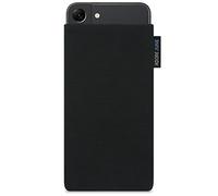 Adore June Classic Nero Custodia compatibile con Galaxy S25 / Galaxy S24 / S23 / S22, Tessuto Resistente con Display di Pulizia Effetto