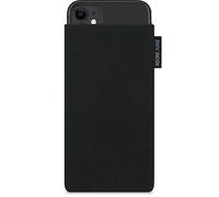 Adore June Classic Nero Custodia Compatibile con iPhone 11, Tessuto Resistente con Display di Pulizia Effetto