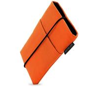 Adore June Custodia Bene compatibile con 6-6,3 Pollice Smartphones (come iPhone 16e, iPhone 16 Pro, iPhone 16, iPhone 15 Pro, Galaxy S25, Galaxy S24, Pixel 8), Chiusura in Gomma, Colore Arancia