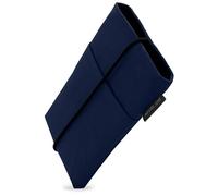 Adore June Custodia Bene compatibile con smartphone da 6-6,3" (come iPhone 17 Pro, iPhone 17e, iPhone 17, Galaxy S26, Galaxy S25, Pixel 10 Pro), chiusura in gomma, colore blu marino