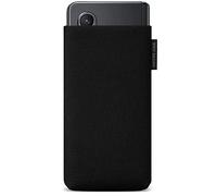 Adore June Custodia Classic Recycled Nero compatibile con Galaxy Z Fold 6 2024 / Fold 5 / Fold 4 / Fold 3 / Fold 2, Tessuto moderno in R-PES sostenibile. Prodotto in Europa