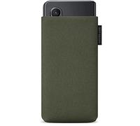 Adore June Custodia Classic Recycled Verde Olivo compatibile con Galaxy Z Fold 6 2024 / Fold 5 / Fold 4 / Fold 3 / Fold 2, Tessuto moderno in R-PES sostenibile. Prodotto in Europa