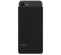 Adore June Triangle Custodia compatibile con Galaxy S25 Plus/Galaxy S24 Plus / S23 Plus / S22 Plus, Tessuto Resistente Display di Pulizia Effetto, Nero