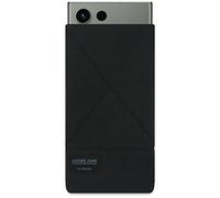 Adore June Triangle Custodia compatibile con Galaxy S25 Ultra / S24 Ultra / S23 Ultra / S22 Ultra, Tessuto Resistente Display di Pulizia Effetto, Nero