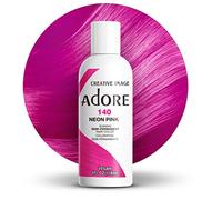 Adore - Tinta per capelli semi-permanente brillante, 140 rosa fluo