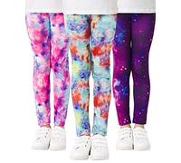 Adorel Leggings Pantaloni Bambina Confezione da 3 Nebulosa 10-12 Anni (Dimensione del Produttore 85)