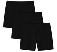 Adorel Pantaloncini Estate Shorts Leggings Corti Ciclista Cotone Bambina 3 Pack Nero 10-12 Anni (Dimensioni del Produttore 150)