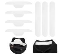 Adorila Confezione da 100 protezioni usa e getta per colletto, cuscinetti per il sudore, autoadesivi, invisibili, per camicie, cappelli, polsini, uomini, donne